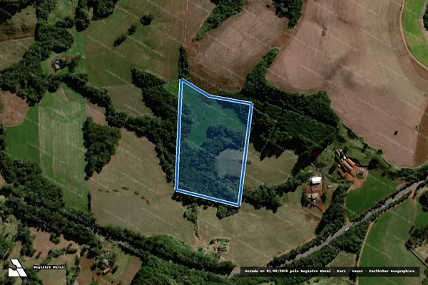 Imagem de satélite de SITIO LUCCA - Parcela 1 em Virmond - PR