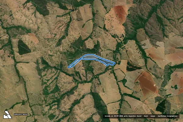 Imagem de satélite de Fazenda Cachoeira do Rio Preto - PARCELA 02 em Coromandel - MG