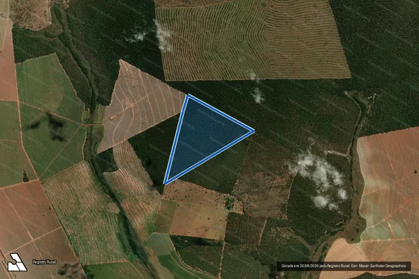 Imagem de satélite de FAZENDA ARIZONA - 001 em Costa Rica - MS