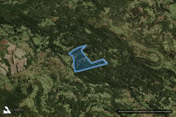 Imagem de satélite de FAZENDA SANTO ANTÔNIO - FAZENDA SANTO ANTÔNIO - GLEBA A em Painel - SC