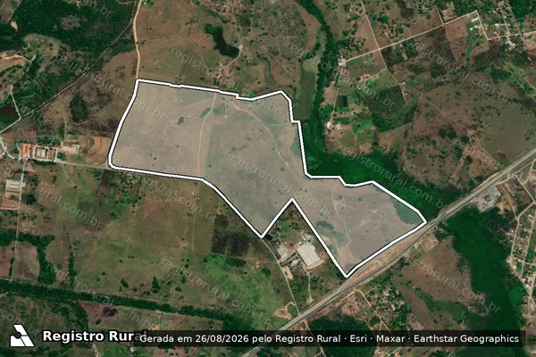 Imagem de satélite de FAZENDA MATOSA - Parte 2 em São Cristóvão - SE