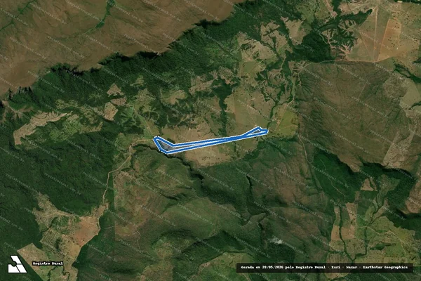 Imagem de satélite de FAZENDA SÃO FRANCISCO - Área B em Porto Esperidião - MT
