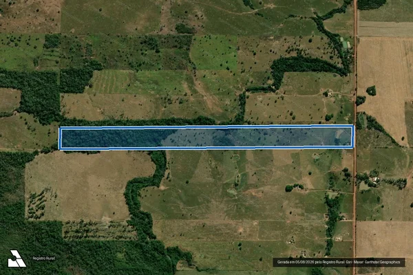 Imagem de satélite de LOTE 97-A GLEBA 13 SETOR ROLIM DE MOURA - LOTE 97-A-2 em Rolim de Moura - RO