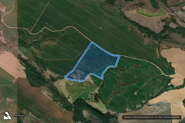 Imagem de satélite de FAZENDA CAMPO DA TROPA - LOTE 05A - Lote 05-A1 em Tibagi - PR