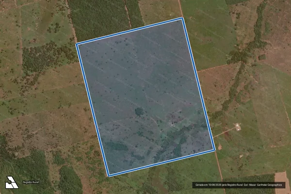 Imagem de satélite de FAZENDA COMIN - 001 em Vila Rica - MT