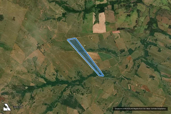 Imagem de satélite de SÍTIO NOSSA SENHORA APARECIDA - Parcela 1 em Santo Anastácio - SP