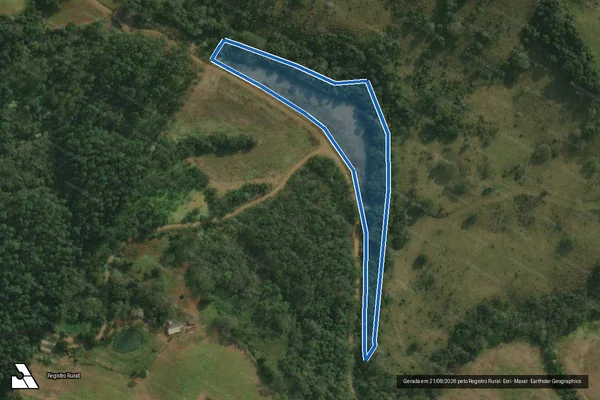 Imagem de satélite de Parte do Lote Rural n° 27 - PARCELA 03 em Santa Helena - SC