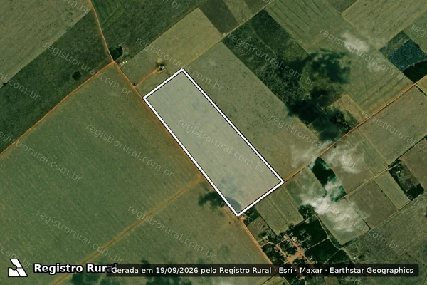 Imagem de satélite de P.A NASCENTE DO RIO AZUL FAZENDA BOA SORTE - LOTE 62 / Parcela 1