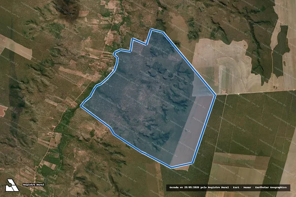 Imagem de satélite de Angical em Ribeiro Gonçalves - PI