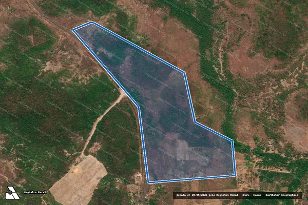 Imagem de satélite de FAZENDA SAQUINHO - Parte 1 em Monsenhor Gil - PI