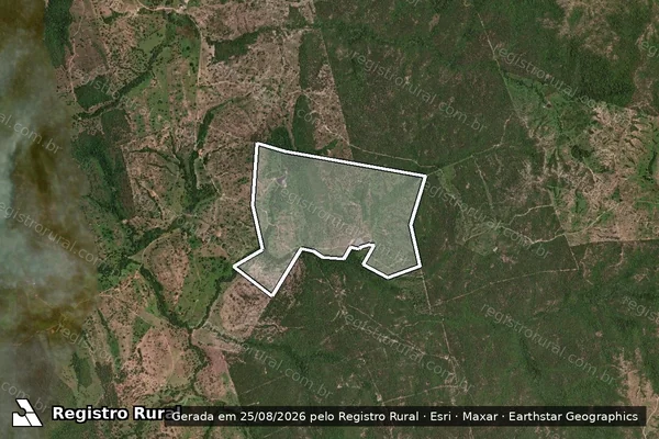 Imagem de satélite de Fazenda Romawa ll / Parcela 1 em Montividiu do Norte - GO