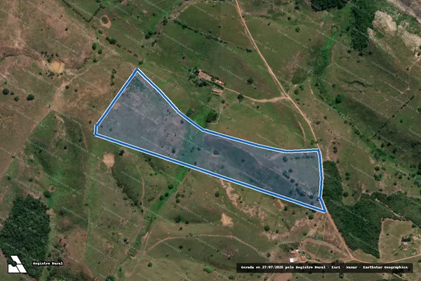 Imagem de satélite de FAZENDA CATULÉ - Parte 1 em Nossa Senhora das Dores - SE