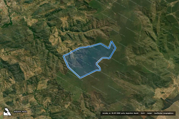 Imagem de satélite de FAZENDA ALTO DA ARROEIRA - PARTE 1 em Wanderley - BA