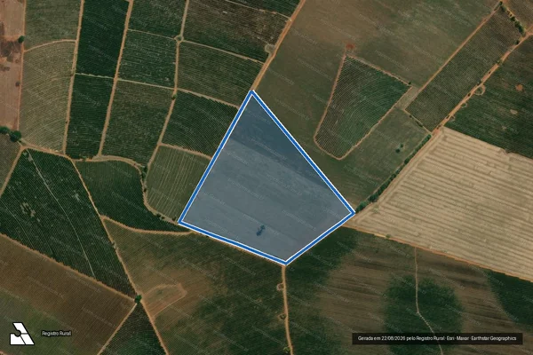 Imagem de satélite de Fazenda Corrego dos Oleos - Parcela 1 em Boa Esperança - MG