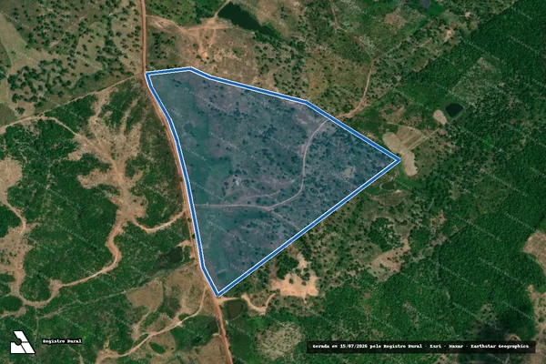 Imagem de satélite de FAZENDA DUAS IRMÃS- I - SÍTIO SÃO JOÃO em Santa Inês - MA
