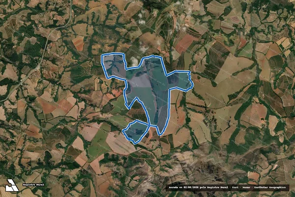 Imagem de satélite de FAZENDA SANTA HELENA - Área Total em Lavras - MG