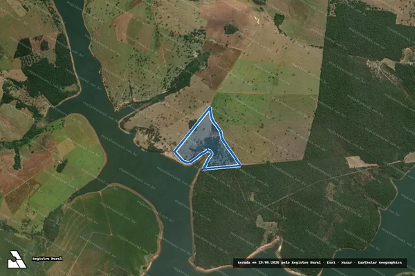 Imagem de satélite de FAZENDA PROSPERIDADE II - GLEBAS A e B em Avaré - SP
