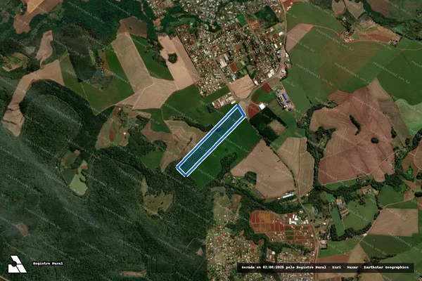 Imagem de satélite de LOTE RURAL Nº 2-B DA GLEBA Nº 224-SA - Parcela 1 em Pranchita - PR