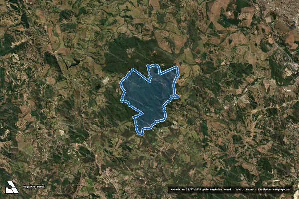 Imagem de satélite de FAZENDA HORTO DO PAIOL - GLEBA B em Matozinhos - MG