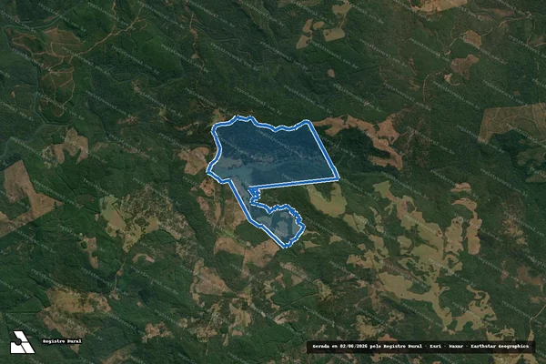Imagem de satélite de IMOVEL CONCORDIA - GLEBA 2-C - Gleba 01 em Cruz Machado - PR