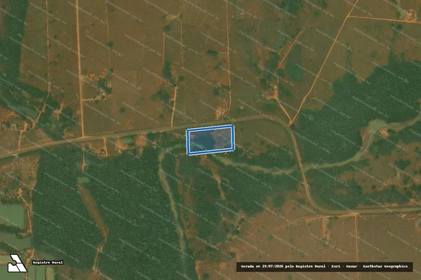 Imagem de satélite de LOTE 86/B GLEBA 44, P.A.D.MARECHAL DUTRA - Parte 2 em Alto Paraíso - RO