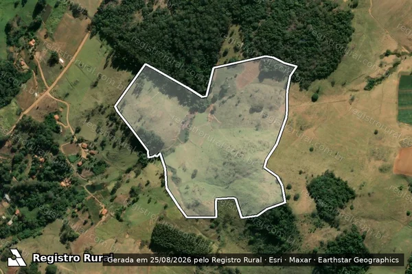 Imagem de satélite de Sítio Ribeirão Preto da Forquilha - Parte 1 em Vargem Grande do Sul - SP