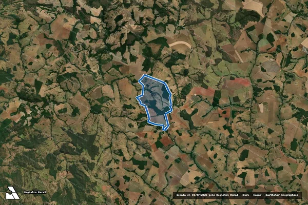 Imagem de satélite de FAZENDA CABRAL - 001 em Pires do Rio - GO