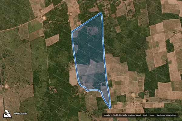 Imagem de satélite de SÍTIO SERRA DO BREJO - Remanescente ? Enoque em Araripe - CE