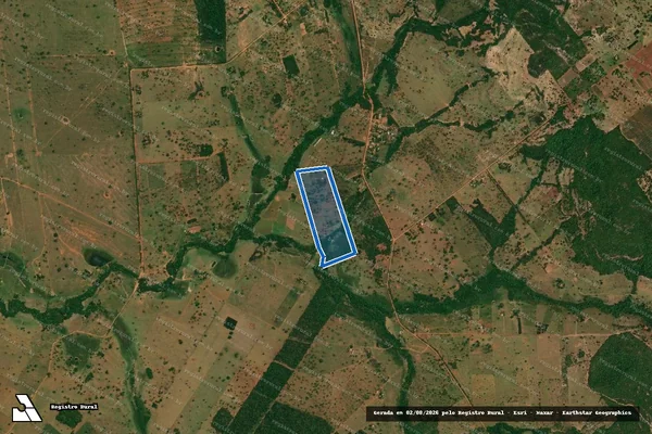 Imagem de satélite de PROJETO DE ASSENTAMENTO SÃO MANOEL - Lote 89 em Anastácio - MS