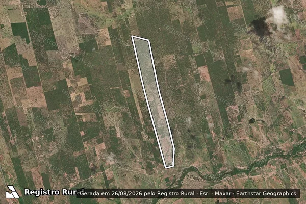 Imagem de satélite de FAZENDA VÁRZEA COMPRIDA - Parte 1 em Caém - BA