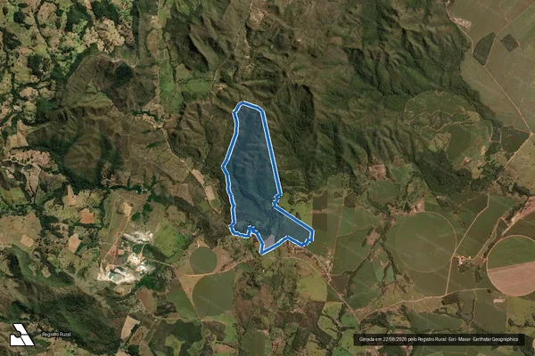 Imagem de satélite de FAZENDA RONCADOR DE SÃO PEDRO em Goiás - GO