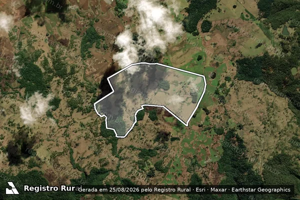 Imagem de satélite de Fundo dos Almos e Rincão Velho - M-4678 em Bom Jesus - RS