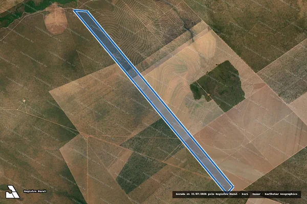 Imagem de satélite de FAZ. ALVORADA, LOTE 08-B, LOT° PONTE ALTA, GL-22, 3ª ETAPA - Parte 2 em Mateiros - TO