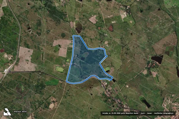 Imagem de satélite de Fazenda Coqueiral - Fazenda Coqueiral GLEBA III em Sairé - PE