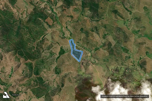 Imagem de satélite de FAZENDA ESPERANÇA ? MATRICULA 1956 - Gleba 02 em Frei Gaspar - MG