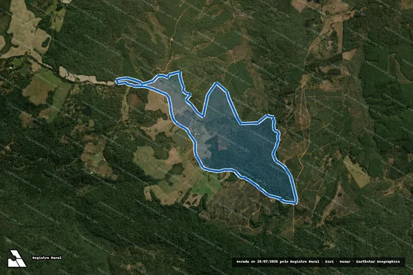 Imagem de satélite de FAZENDA IRATIM E BANHADOS - FAZENDA IRATIM E BANHADOS - PARTE 03 em Inácio Martins - PR