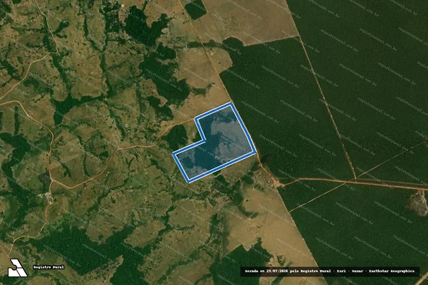 Imagem de satélite de SÍTIO MANINHO - Parte 3 em Comodoro - MT