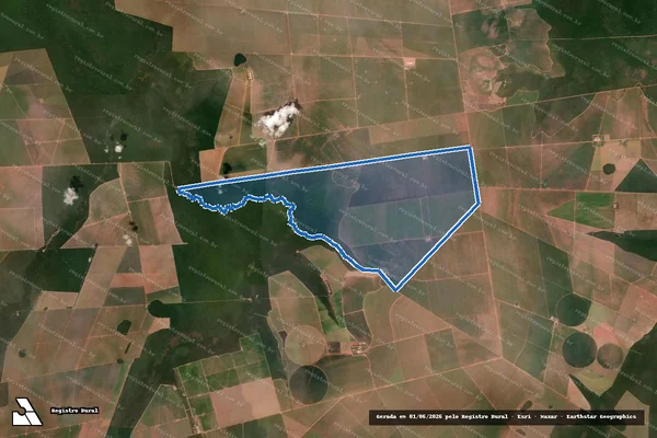 Imagem de satélite de Fazenda Pirâmide em Campo Novo do Parecis - MT