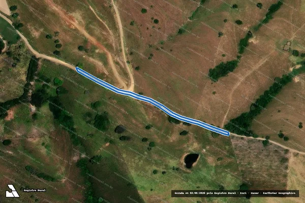 Imagem de satélite de FAZENDA GUATÓ - FAIXA DE DOMÍNIO em Rosário do Ivaí - PR