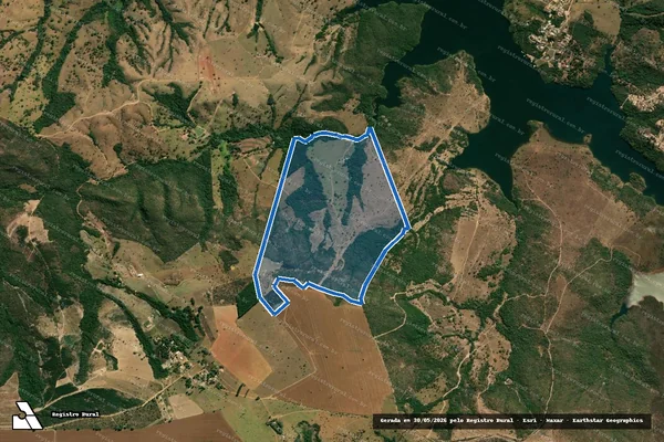 Imagem de satélite de FAZENDA PORTO DO CORUMBÁ E TABOCUSSÚ - FAZENDA TABOCUSSÚ / GLEBA A em Abadiânia - GO