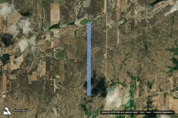 Imagem de satélite de FAZENDA BELMONTE - GLEBA 20 em Morada Nova - CE