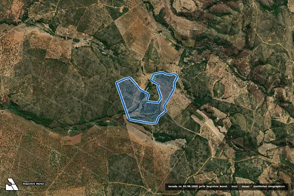Imagem de satélite de Fazenda Goiabeiras - Parte 2 em Santana de Pirapama - MG