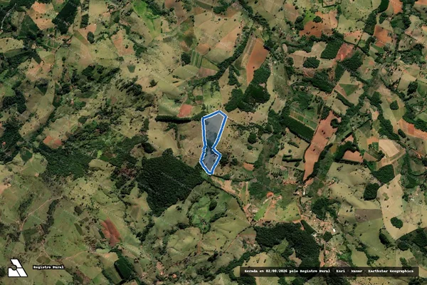 Imagem de satélite de SÍTIO SÃO SEBASTIÃO - Parcela 1 em Munhoz - MG