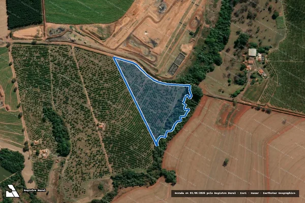 Imagem de satélite de Sítio Perseverança - Sítio Perseverança em Casa Branca - SP
