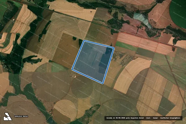 Imagem de satélite de FAZENDA SÃO ROMÃO - Gleba DESMEMBRADA em Goiatuba - GO