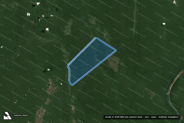 Imagem de satélite de Fazenda Bom Jesus V - Bom Jesus V_Parte 01 em Novo Aripuanã - AM