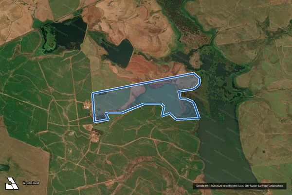 Imagem de satélite de Fazenda Casa Branca III / Parte 2 em Itaqui - RS