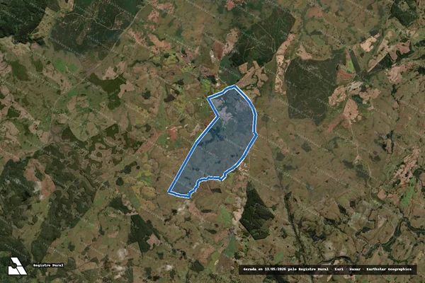 Imagem de satélite de Fazenda São José - Parte 1 em Capão Alto - SC