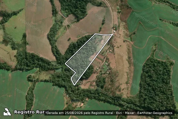 Imagem de satélite de SITIO POSS 1 - SITIO POSS 1 em Conselheiro Mairinck - PR