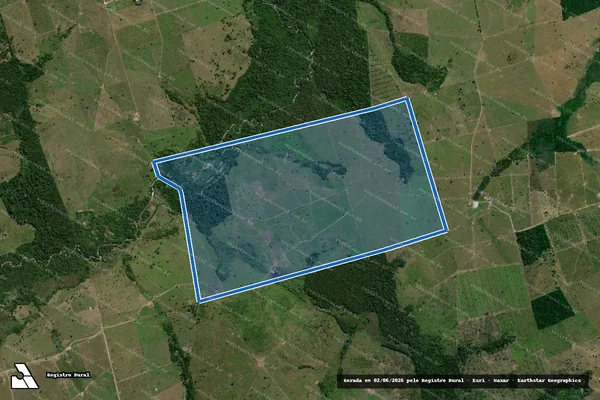 Imagem de satélite de FAZENDA VILA RICA II - 001 em Bom Jesus do Tocantins - PA
